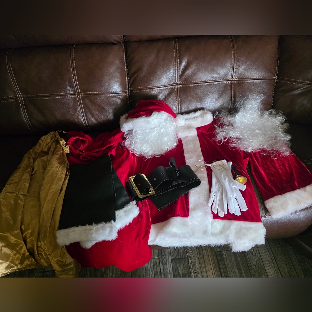 Santa Claus Costume with Accessories